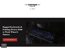 Tablet Screenshot of cortroninc.com